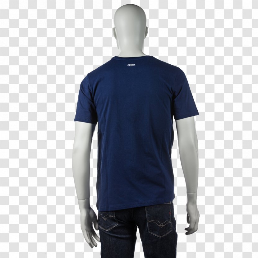 Long-sleeved T-shirt Neck - Cobalt Blue Transparent PNG
