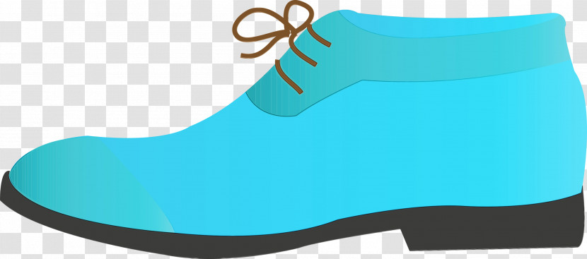Footwear Aqua Shoe Blue Turquoise Transparent PNG