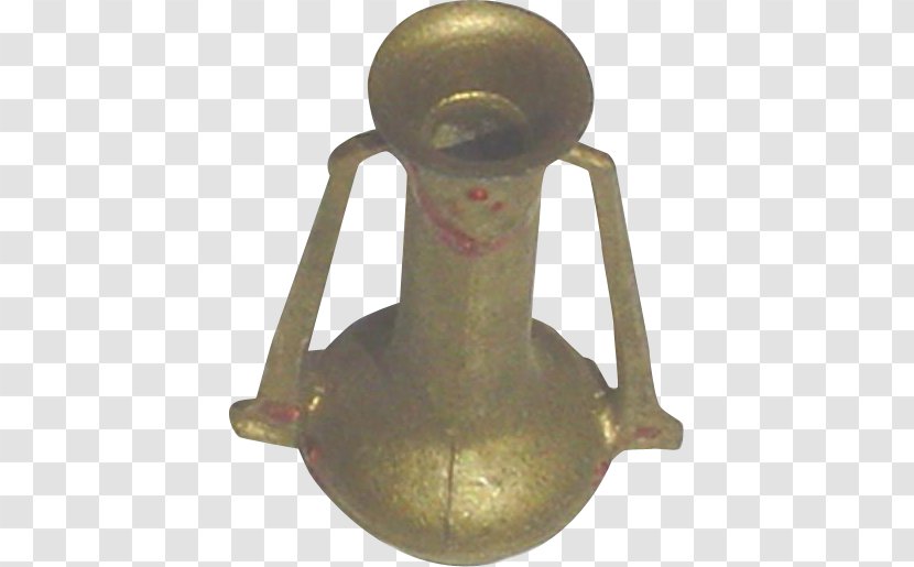 01504 - Metal - Bronze Drum Vase Design Transparent PNG