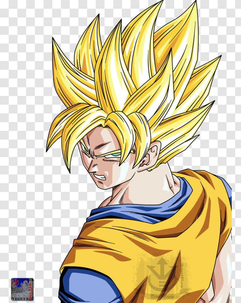 Goku Vegeta Super Saiyan Shenron - Frame Transparent PNG