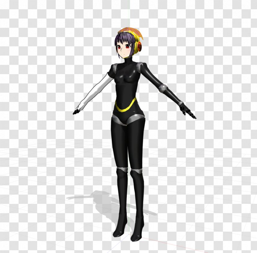 Shin Megami Tensei: Persona 3 MikuMikuDance Hatsune Miku Character Aigis - Headgear - Three-dimensional Artistic Characters Transparent PNG