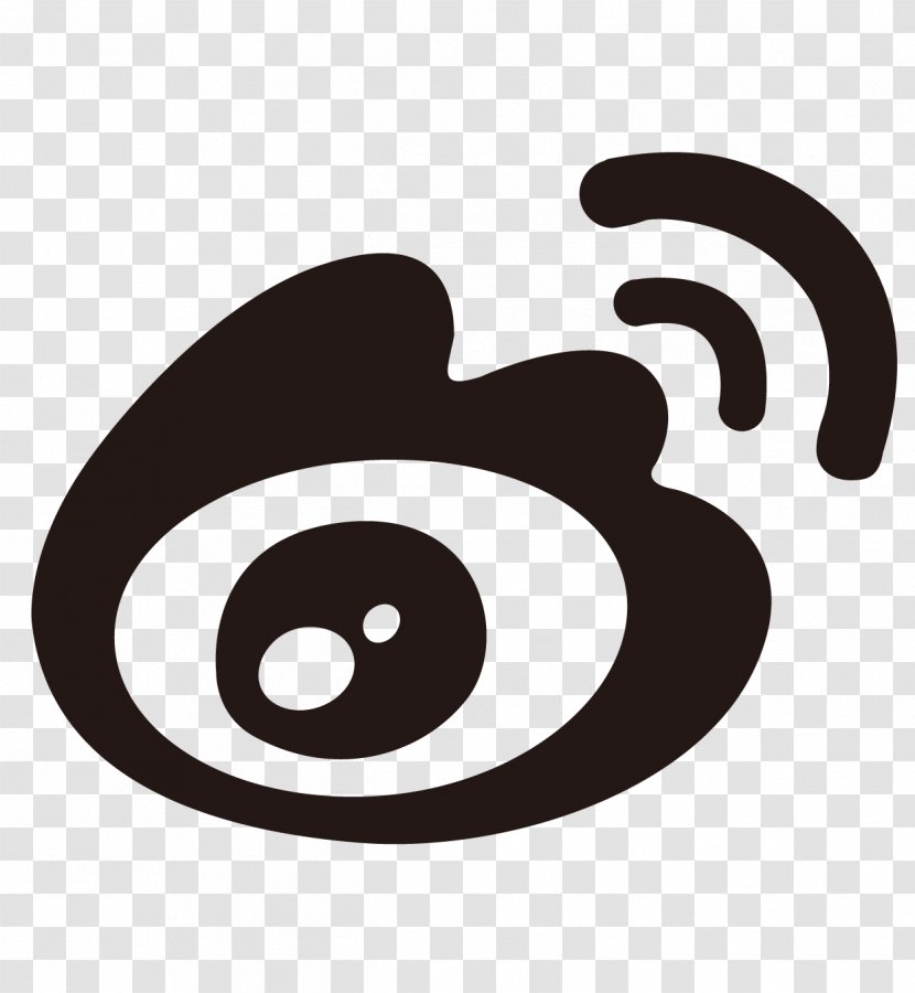Sina Weibo Corp Social Media Network - Black And White Transparent PNG
