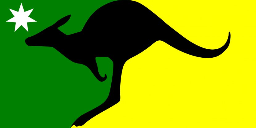Flag Of Australia Kangaroo The United Kingdom - Leaf Transparent PNG