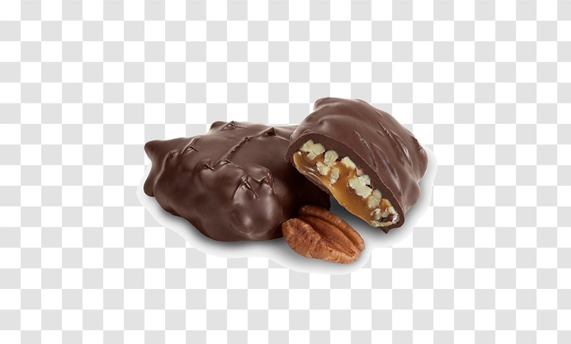 Chocolate-coated Peanut Praline Fudge Candy - Turtles - Chocolate Transparent PNG