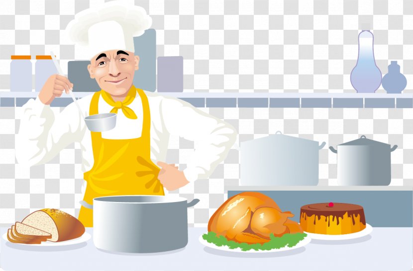 Vector Graphics Clip Art Kitchen Cooking Chef Transparent PNG