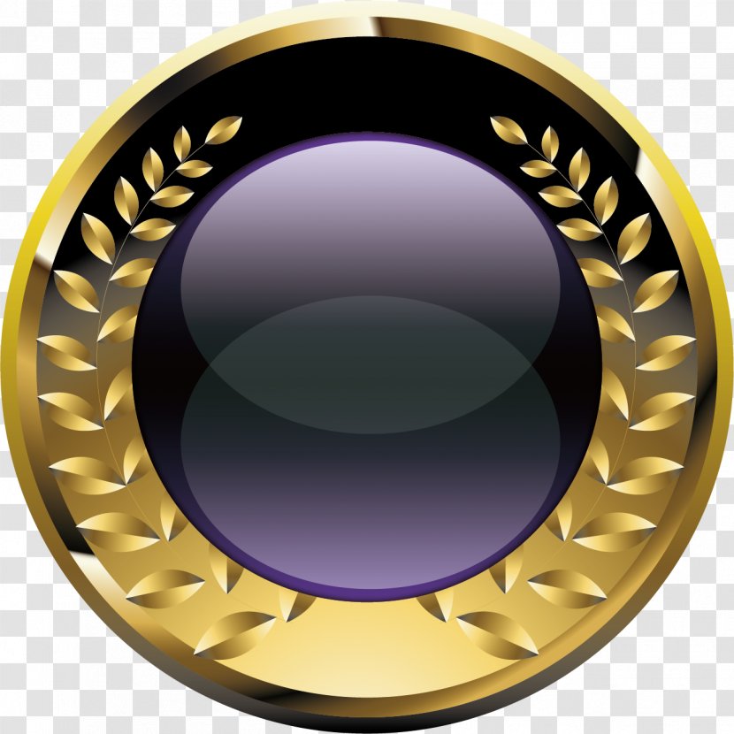 Button - Designer - Vector Retro Purple Crystal Transparent PNG