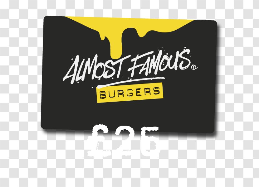Almost Famous Leeds Hamburger Restaurant Food - Gift Store Transparent PNG