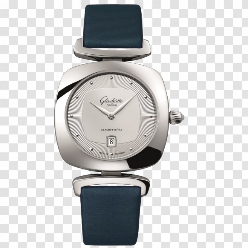 Glashütte Original Watch Silver Clock - Jeweler Transparent PNG