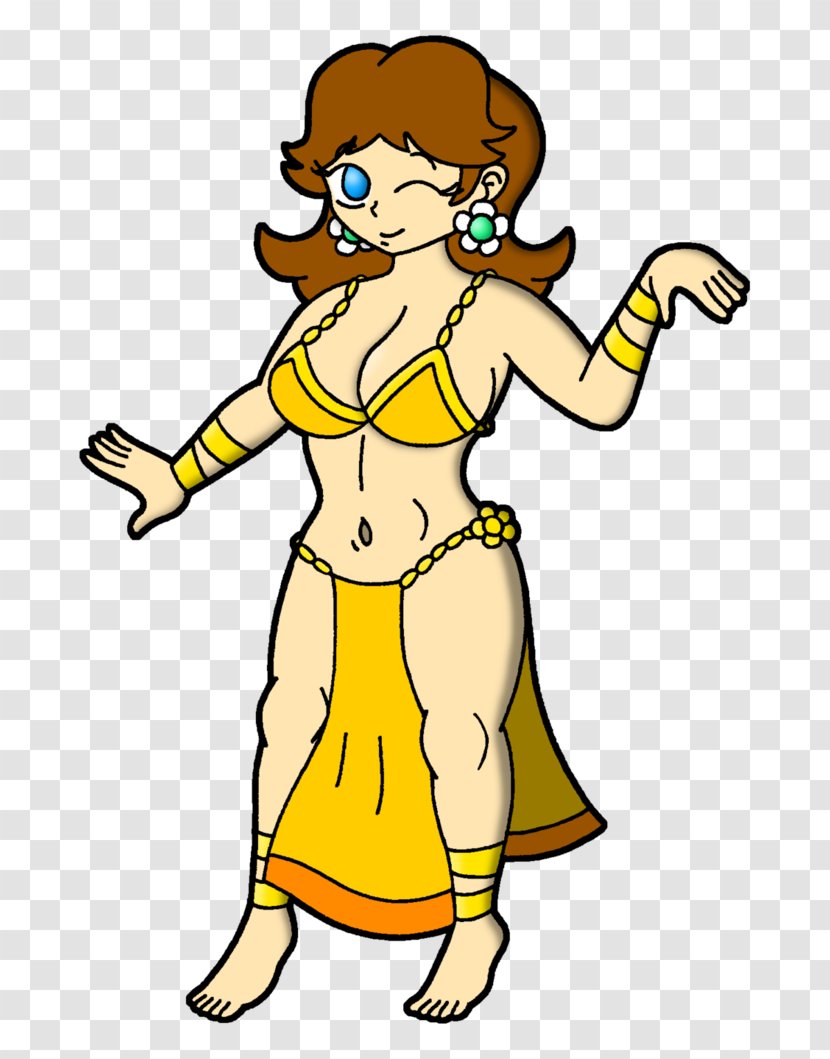 Princess Daisy Fan Art Rosalina Peach - Clothing - Sari Sumdac Transparent PNG