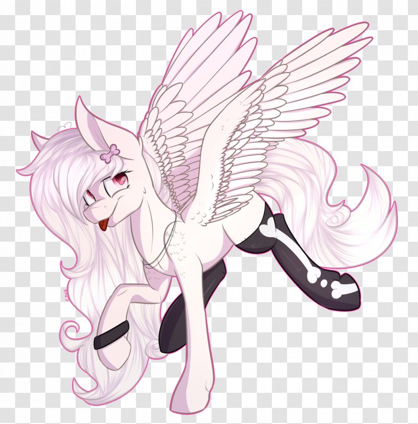 Horse Fairy Carnivora Unicorn - Heart - Pastel Rose Transparent PNG