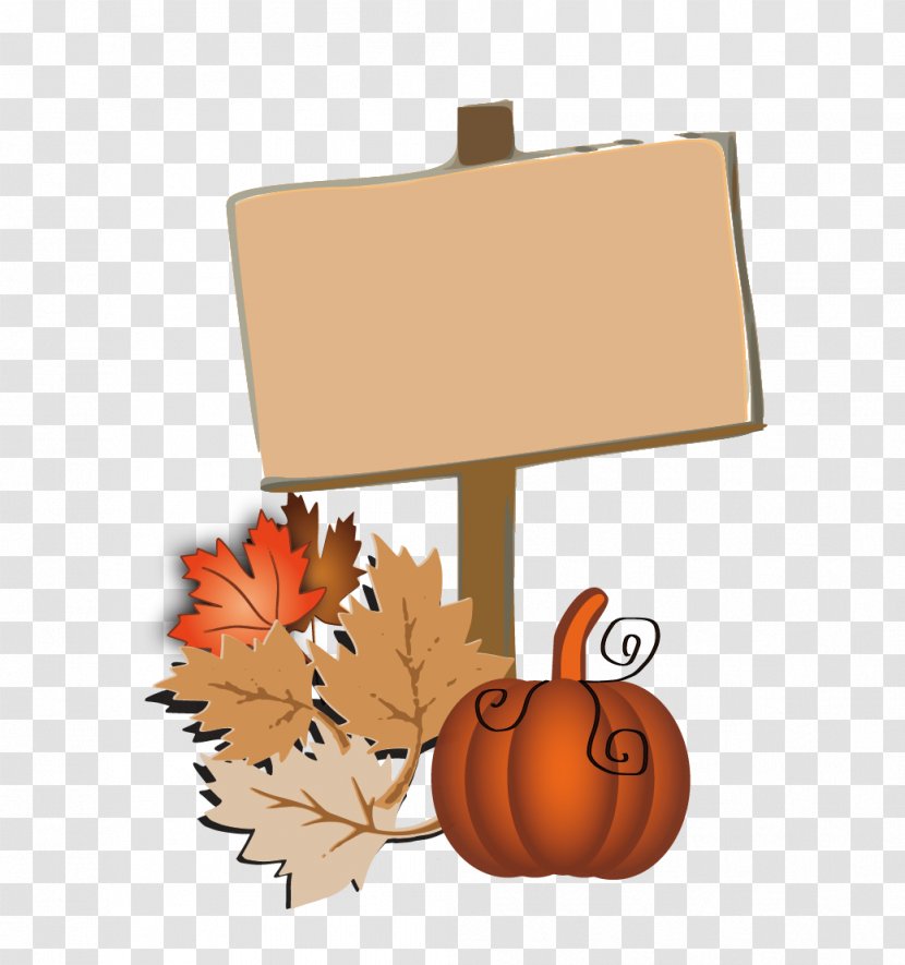 Autumn Leaf Color Clip Art - Orange - Halloween Pumpkin Leaves Billboard Transparent PNG