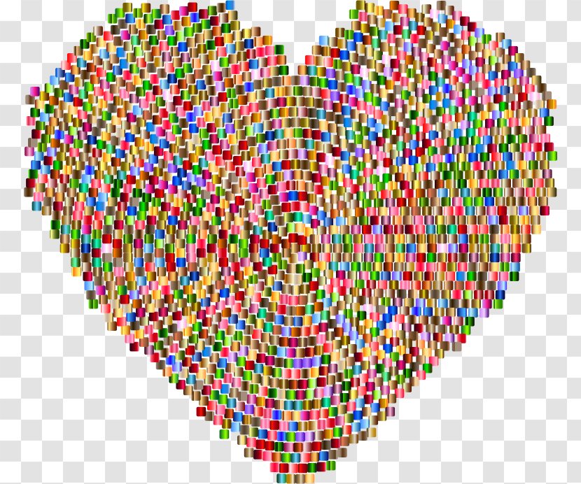 Heart Drawing Clip Art - Digital Media - Mosaics Transparent PNG