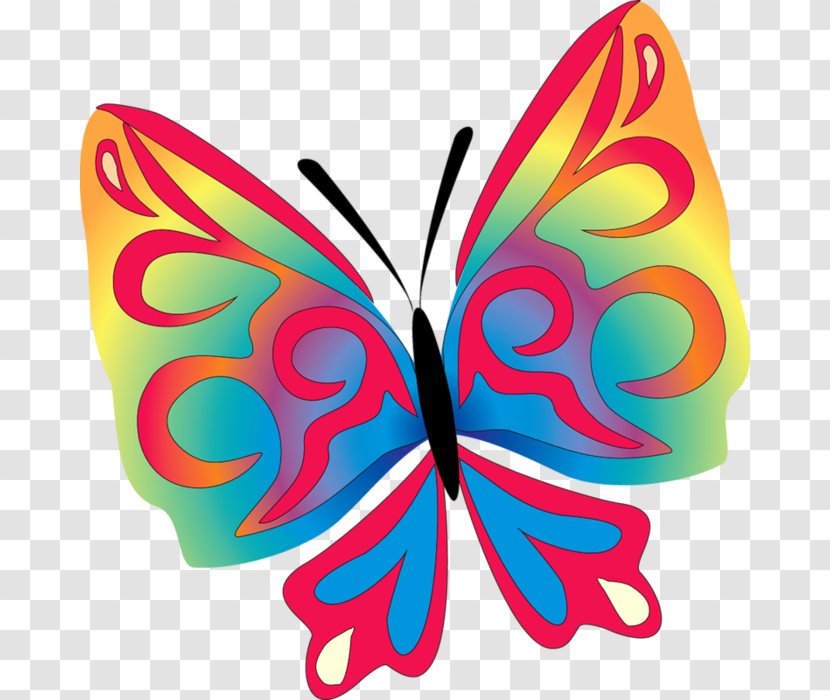 Monarch Butterfly Clip Art - Thumbnail Transparent PNG