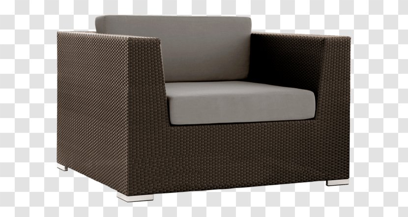 Wicker Rattan Furniture Couch Sofa Bed - Cushion Transparent PNG