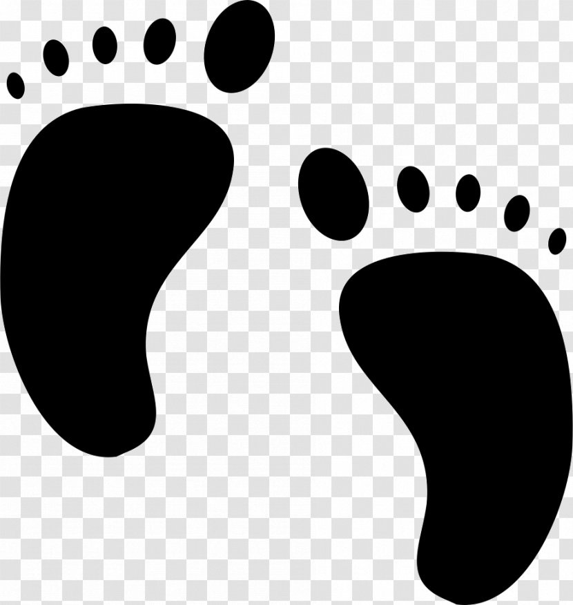 Clip Art Footprint - Infant - Baby Foot Steps Transparent PNG