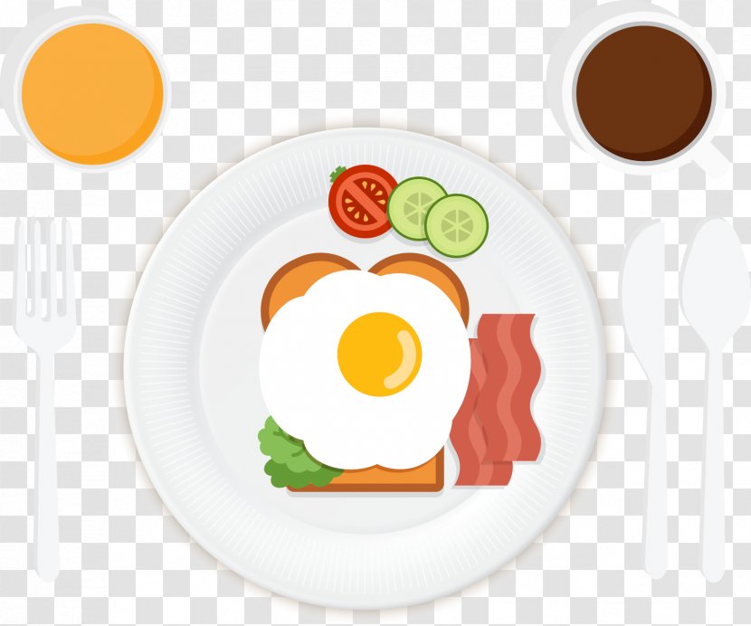 Breakfast Fried Egg Euclidean Vector - Features Transparent PNG