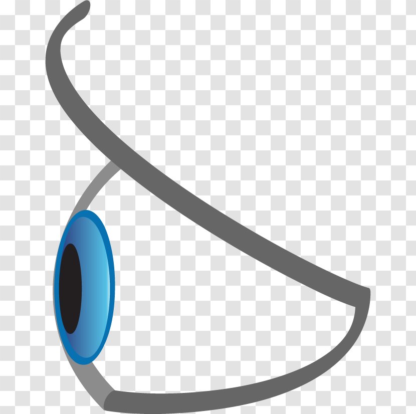 Eyebrow Iris Logo Blue - Eye Transparent PNG