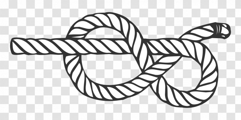 Figure-eight Knot Loop Overhand Bowline - Creative Arts - Rope Transparent PNG