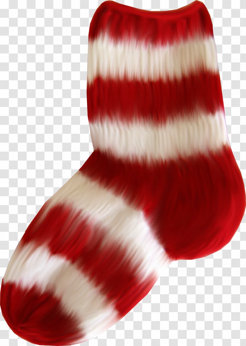 Sock Hosiery Clothing Christmas Clip Art - Stocking - Socks Transparent PNG
