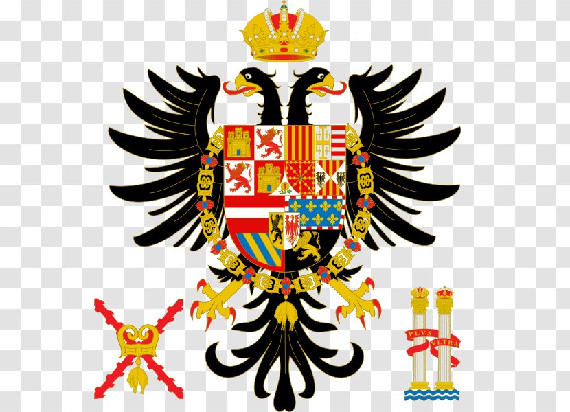 Coat Of Arms Spain Charles V, Holy Roman Emperor Empire Spanish - Flag - History Transparent PNG