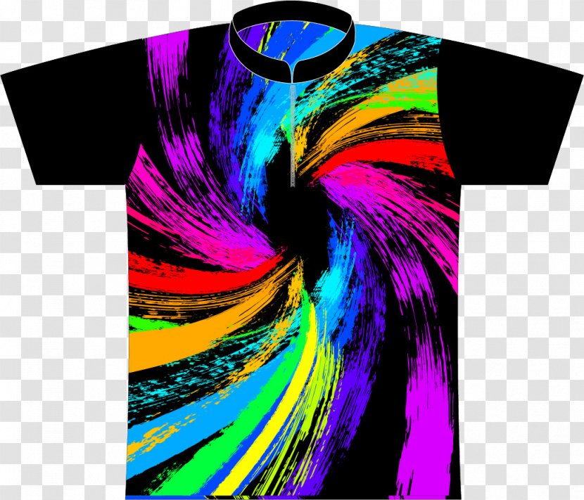 Bowling Dye-sublimation Printer Jersey Shirt - Brunswick Billiards - Multi Style Transparent PNG