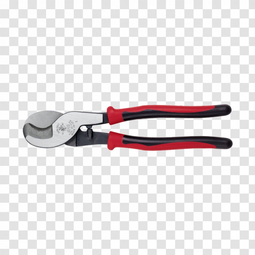 Diagonal Pliers Cutting Tool Klein Tools Journeyman - Shear - Cable Television Transparent PNG