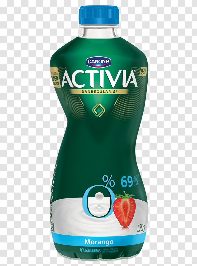 Activia Milk Breakfast Yoghurt Strawberry - Lactose Transparent PNG