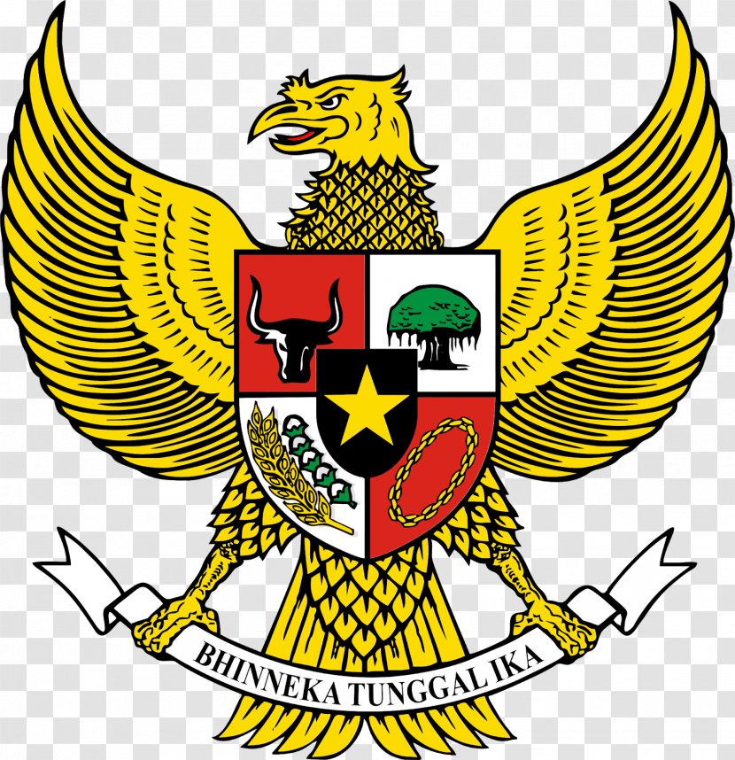 National Emblem Of Indonesia Garuda Purna Bhakti Pertiwi Museum Pancasila - Bird Prey - Symbol Transparent PNG