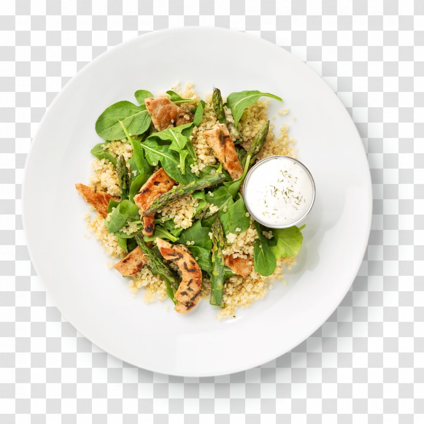 Thai Cuisine Vegetarian Recipe Salad Greens - Seared Salmon With Dill Sauce Transparent PNG
