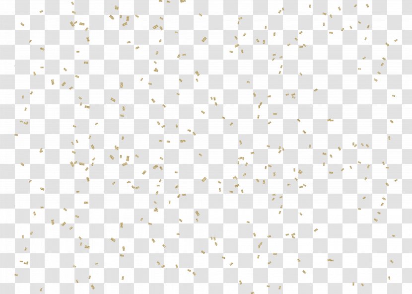 White Line Point Angle Pattern - Gold Confetti Floating Material Transparent PNG