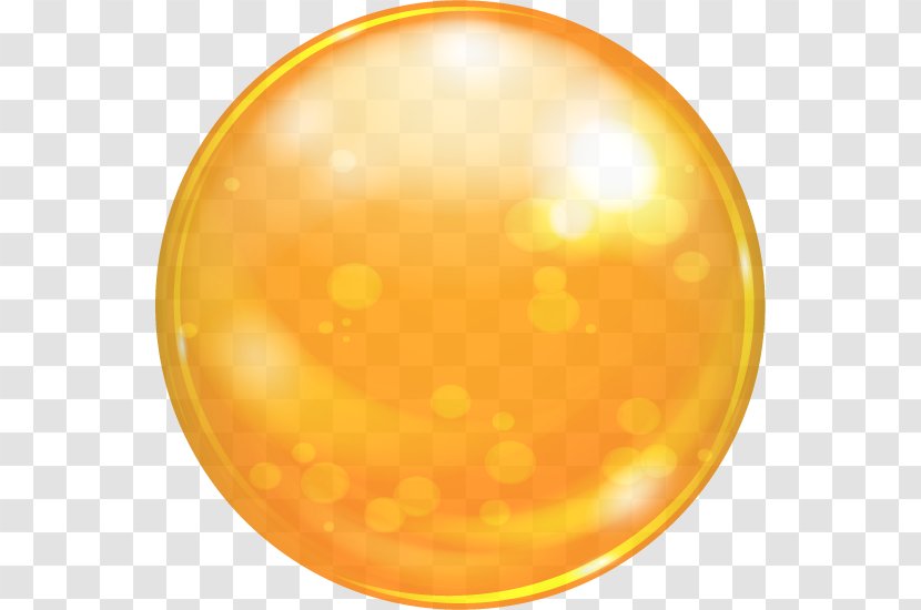 Gold Sphere - Eye - Bubble Orange Transparent PNG