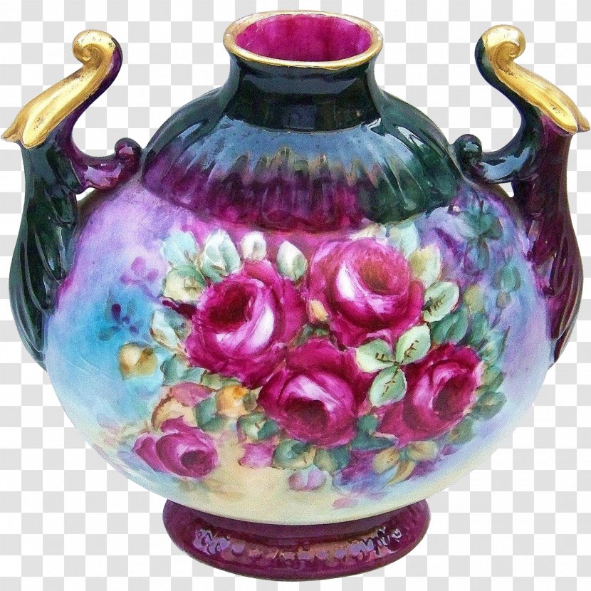 Vase Ceramic Teapot Pottery Urn - Porcelain Transparent PNG