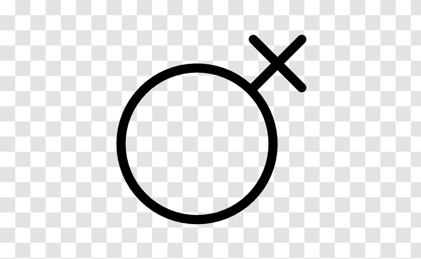 Gender Symbol Circle - Female - Male And Symbols Transparent PNG