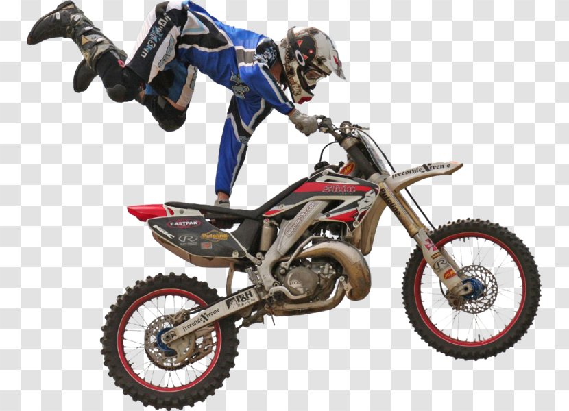 Motorcycle Stunt Riding Wheelie Sport Bike - Motocross - Dust Boke Transparent PNG