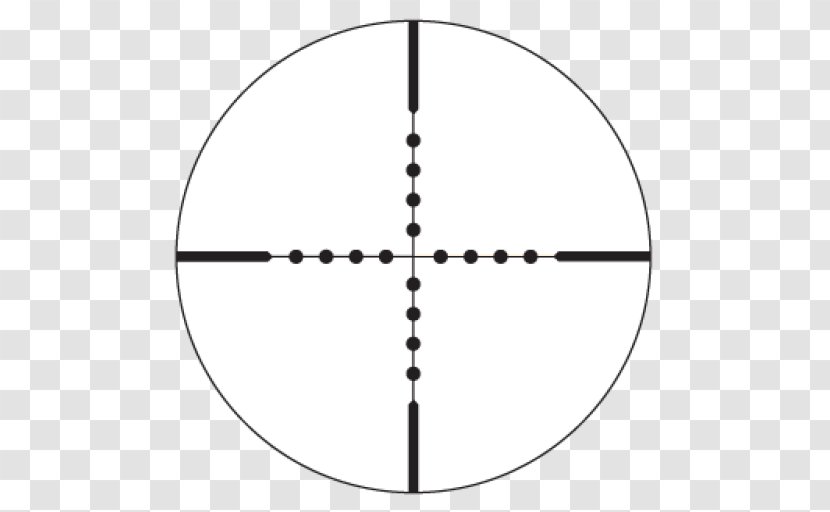 Telescopic Sight Milliradian Reticle Bushnell Corporation Red Dot - Watercolor - Mil Transparent PNG