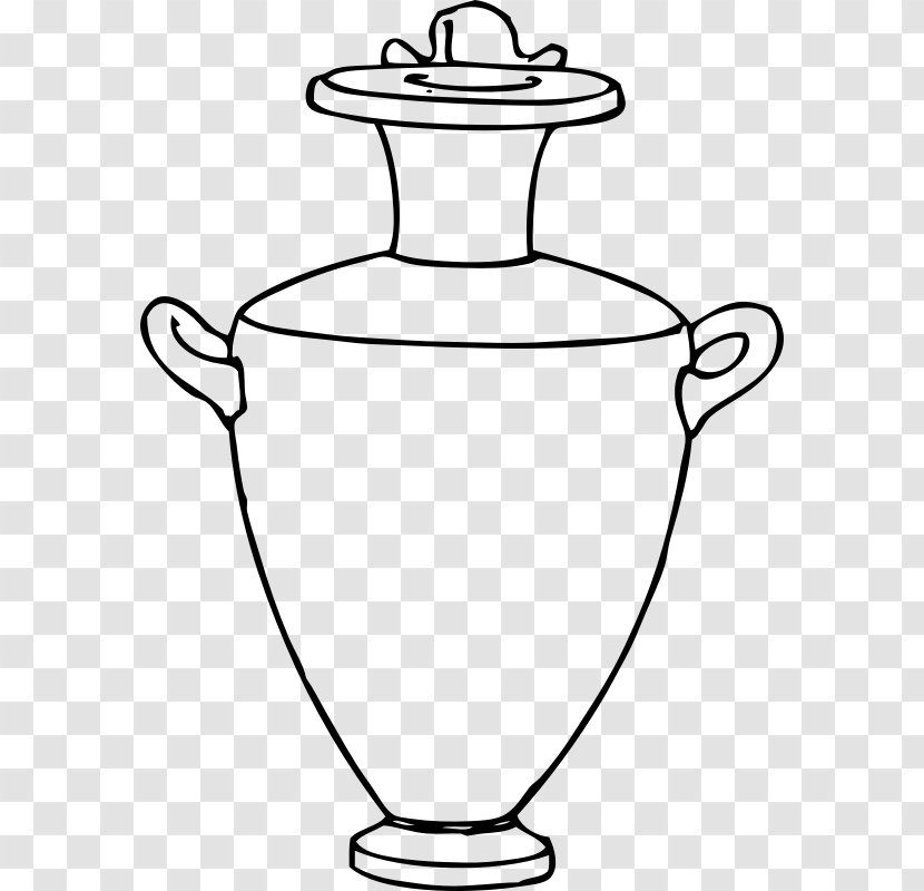 Pottery Of Ancient Greece Vase Drawing Clip Art - Decorative Arts Transparent PNG