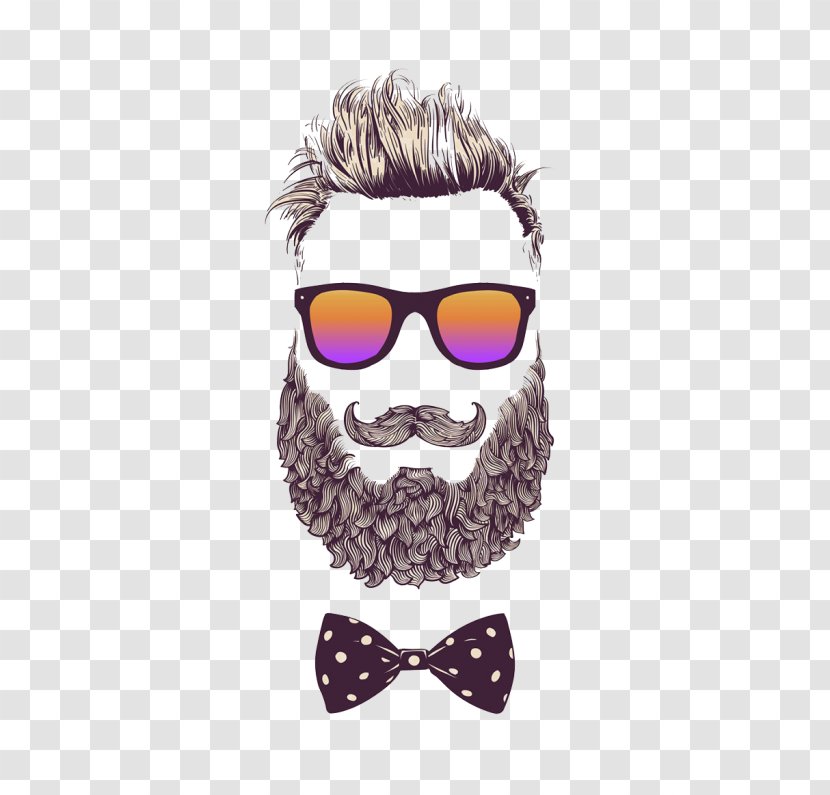 Sunglasses Drawing - Beard - Costume Smile Transparent PNG