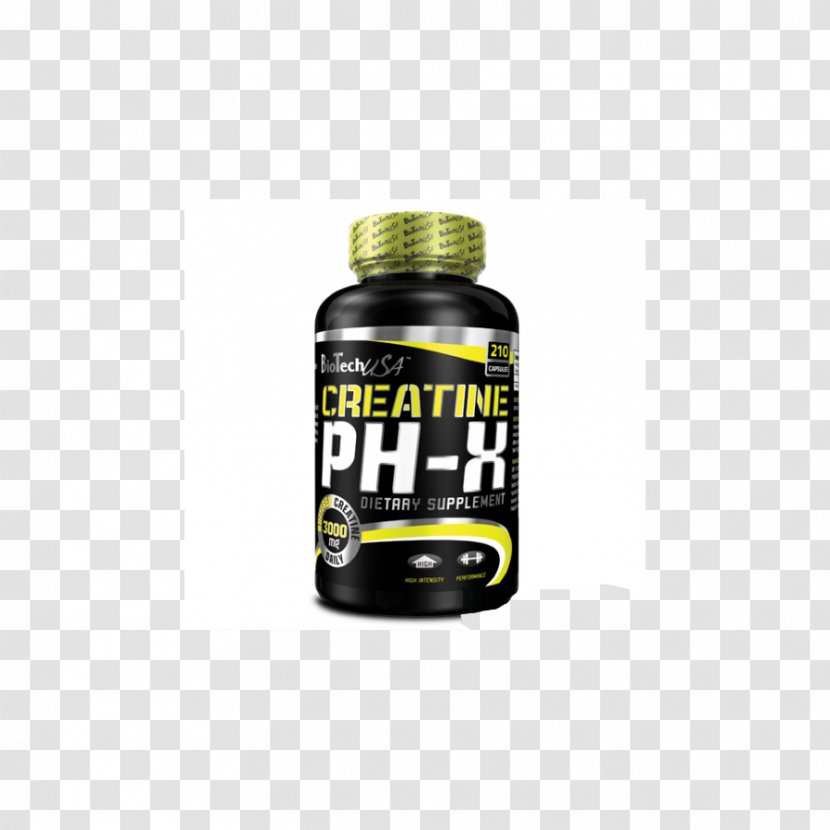 Dietary Supplement Biotech Creatine PH-X BiotechUSA Phx BioTech USA PH-X, 210 Kapseln Capsule - Brand - Usa Transparent PNG