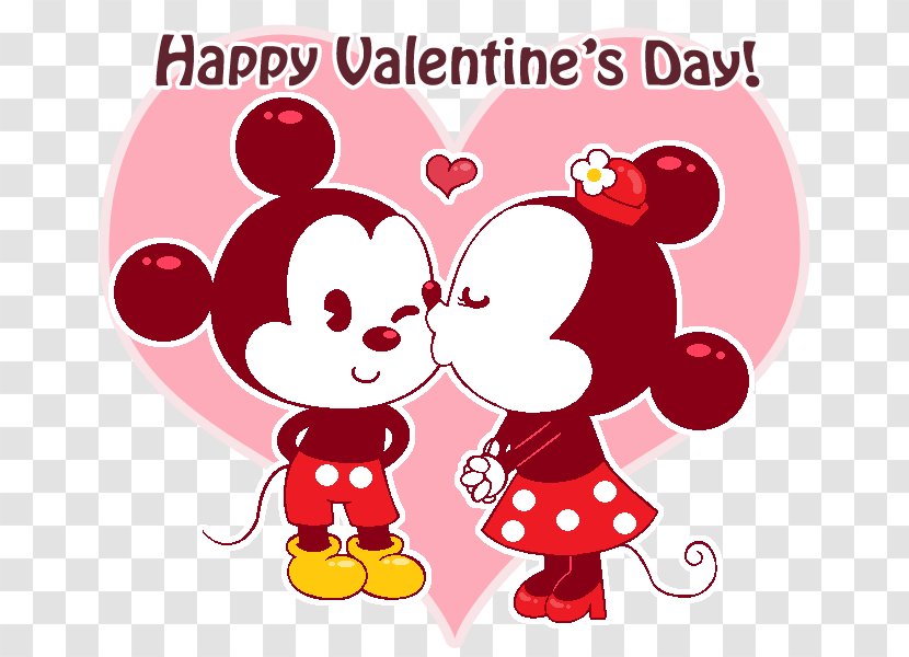 Minnie Mouse Mickey Valentine's Day Epic - Frame Transparent PNG