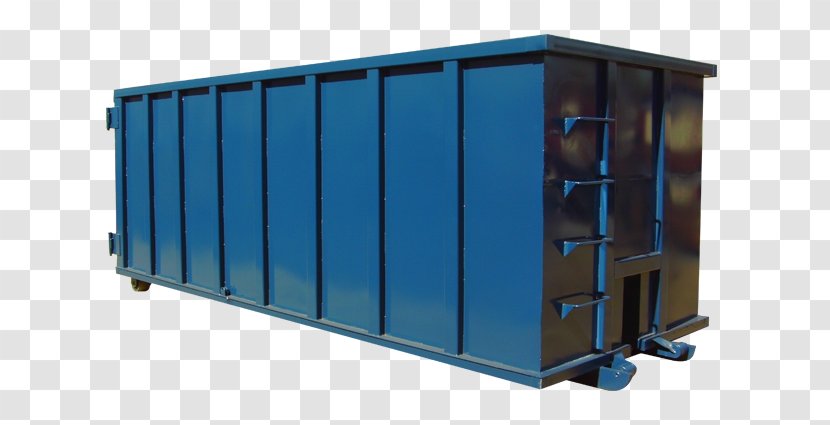 Shipping Container Plastic Steel - Waste Containment Transparent PNG