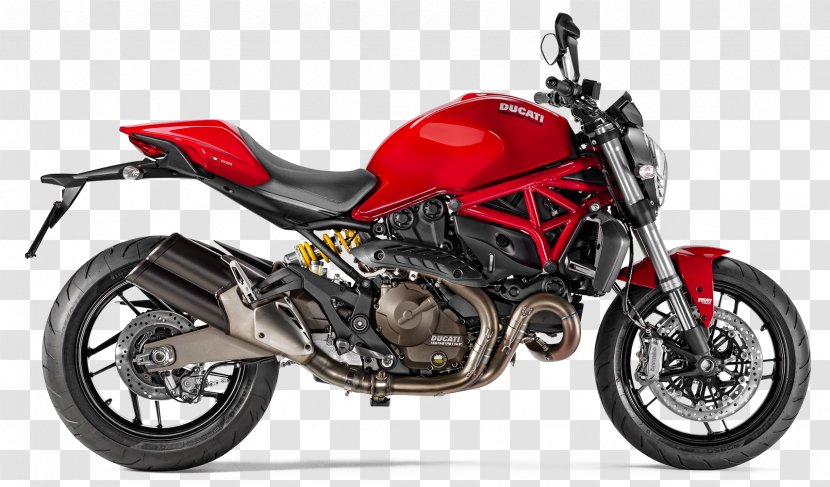 EICMA Ducati Monster 1200 Motorcycle - Exhaust System Transparent PNG