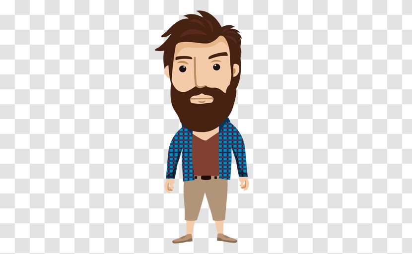 Cartoon Drawing - White People - Hipster Transparent PNG