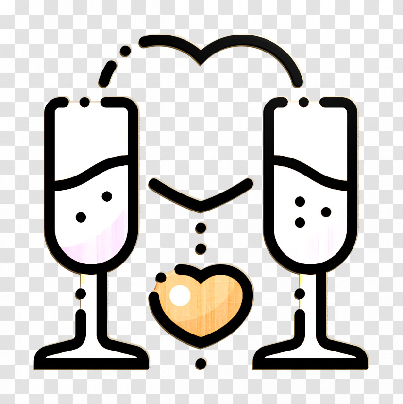 Romantic Icon Wine Icon Romantic Love Icon Transparent PNG