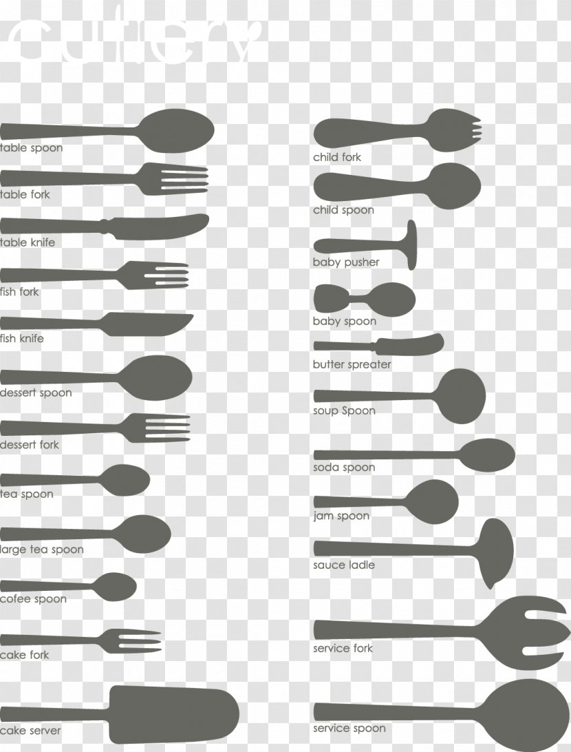 Knife Cutlery Fork Spoon - Pattern Vector Transparent PNG