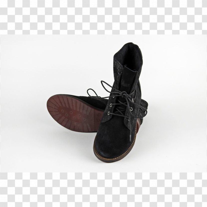Suede Shoe Boot Walking - Brown Transparent PNG