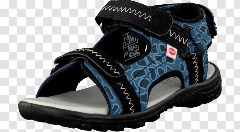 Sandal Shoe Black Cross-training Walking - Blue Beetle Transparent PNG
