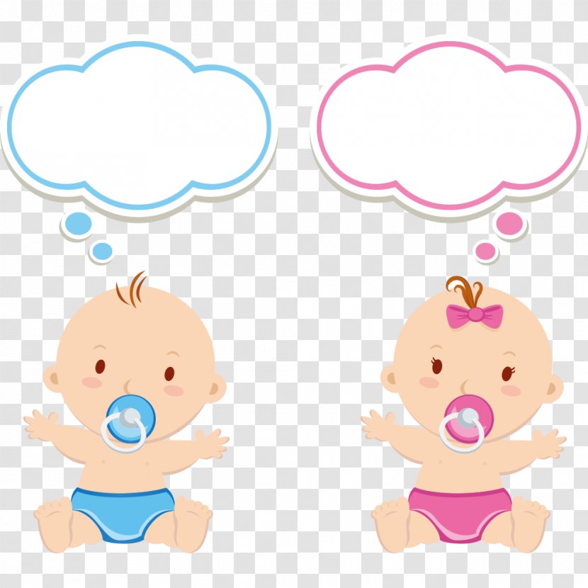 Infant Cartoon Illustration - Heart - Baby Transparent PNG