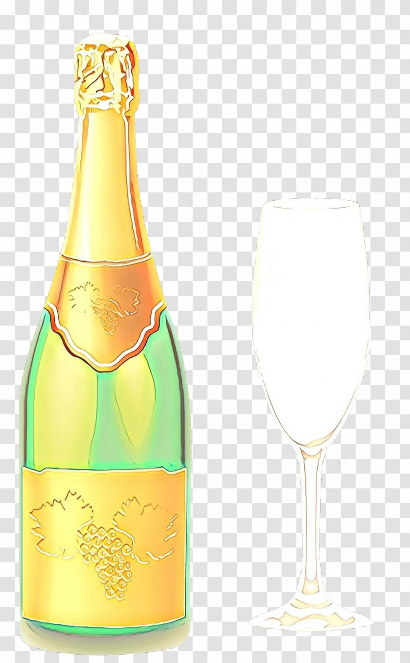 Champagne Bottle - Glass - Drinkware Fizz Transparent PNG