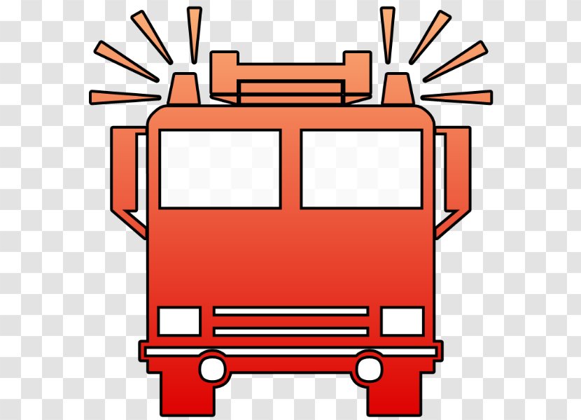 Car Fire Engine Truck Clip Art - Rectangle Transparent PNG