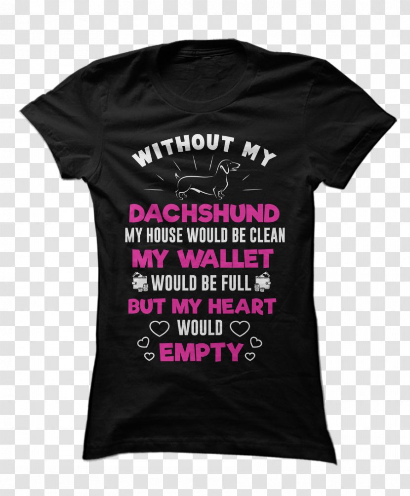 T-shirt Hoodie Neckline Clothing - Weiner Dog Transparent PNG